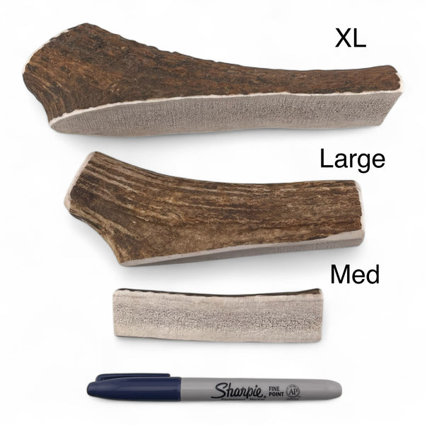 Elk Antler Dog Chew Split Box